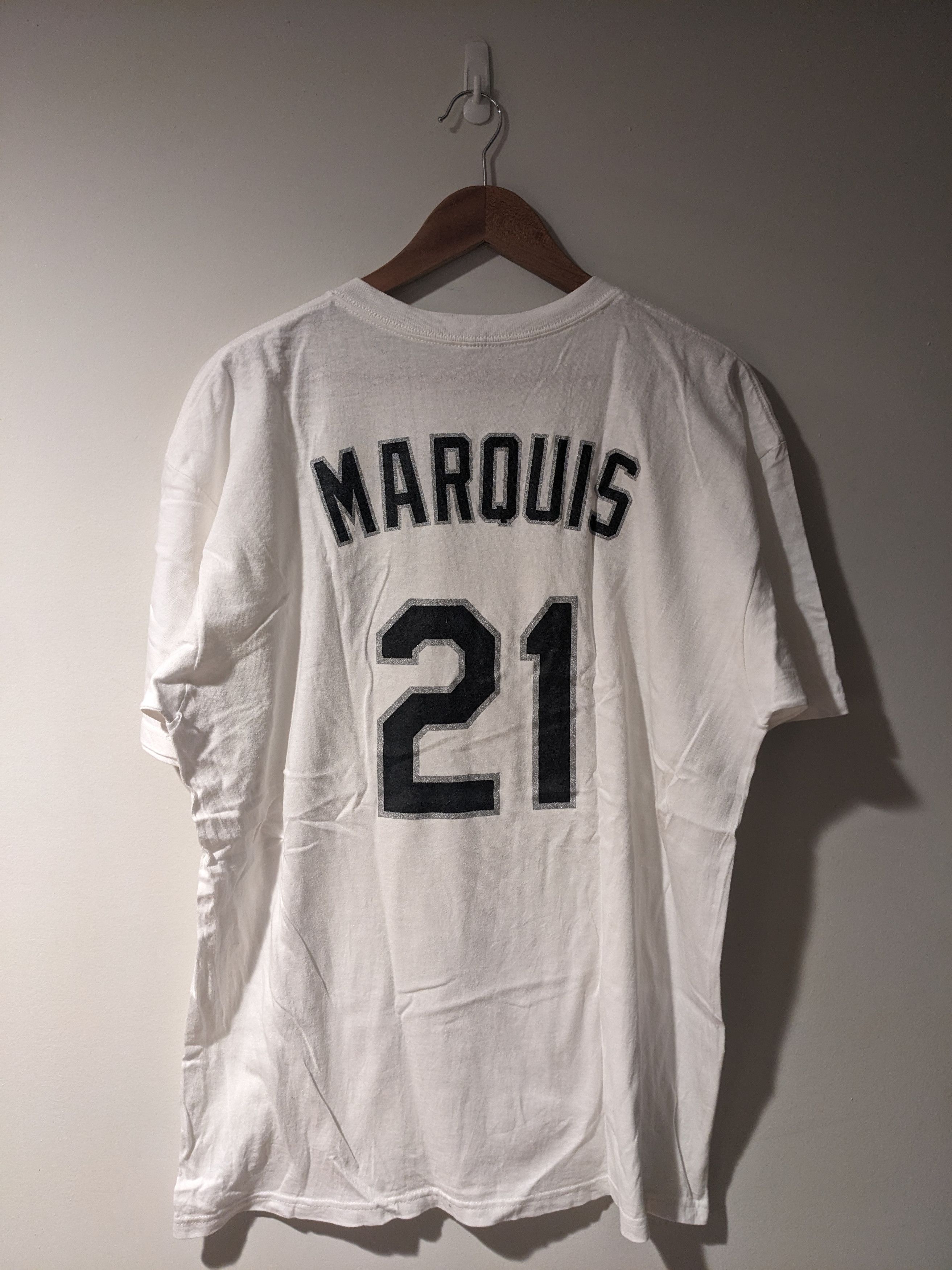 MLB Marquis COLORADO ROCKIES White Stadium Giveaway T-Shirt Size US XL / EU 56 / 4 - 1 Thumbnail