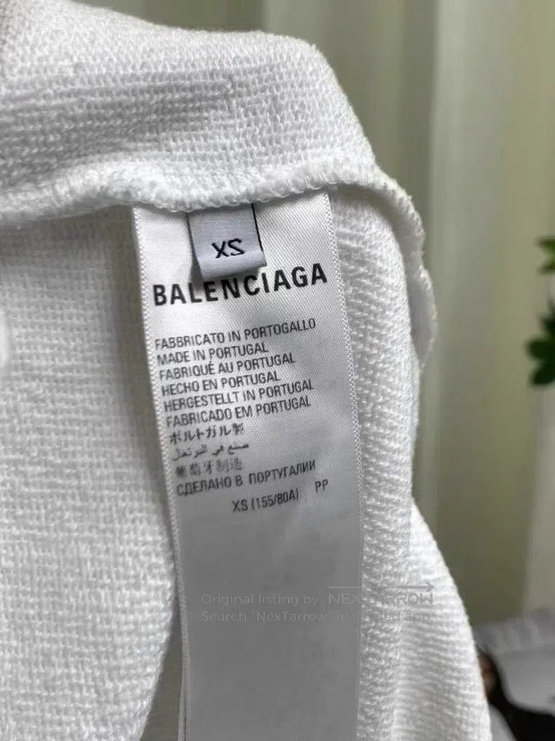 Balenciaga Balenciaga Front and Back Slogan Hoodie Sweatshirt Size US XS / EU 42 / 0 - 6 Thumbnail