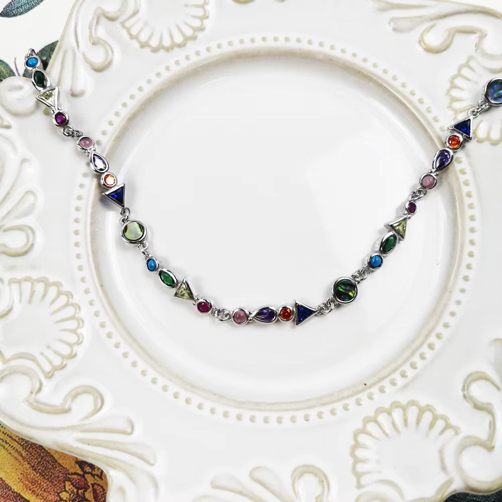 Other Link Chain Bracelets Colorful stones Size ONE SIZE - 4 Thumbnail