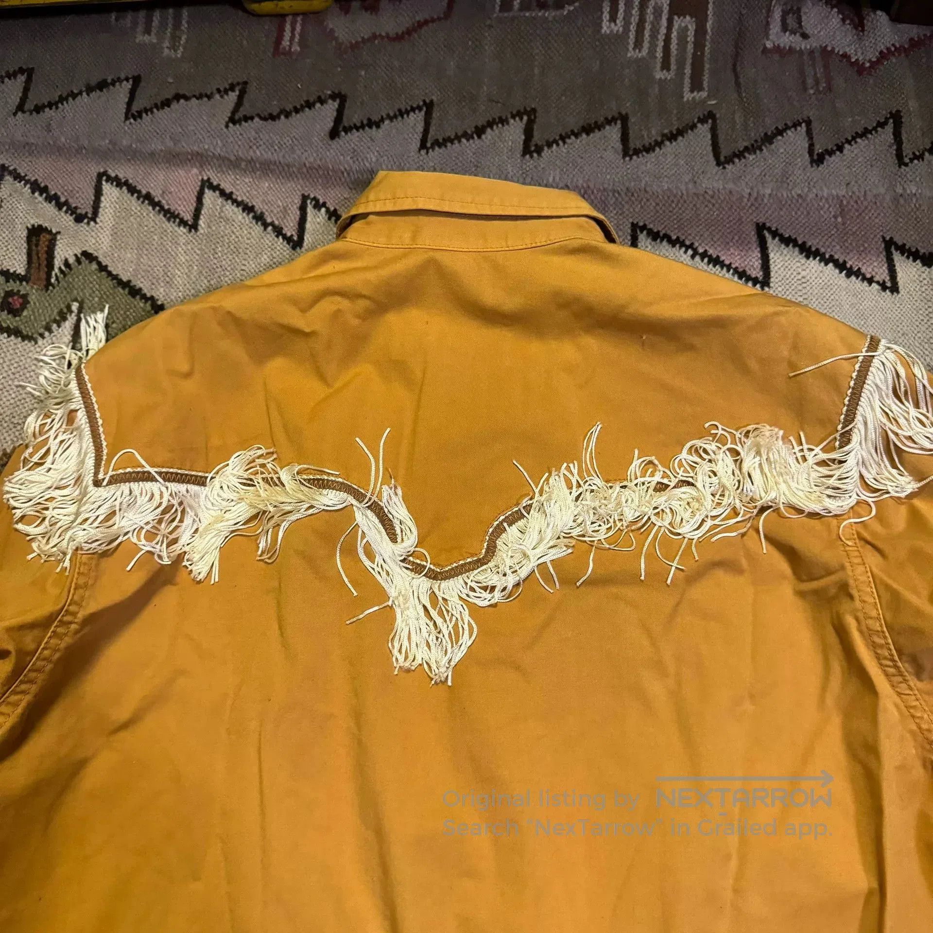 TOGA VIRILIS Vintage Western Fringe Shirt. Size US S / EU 44-46 / 1 - 5 Thumbnail