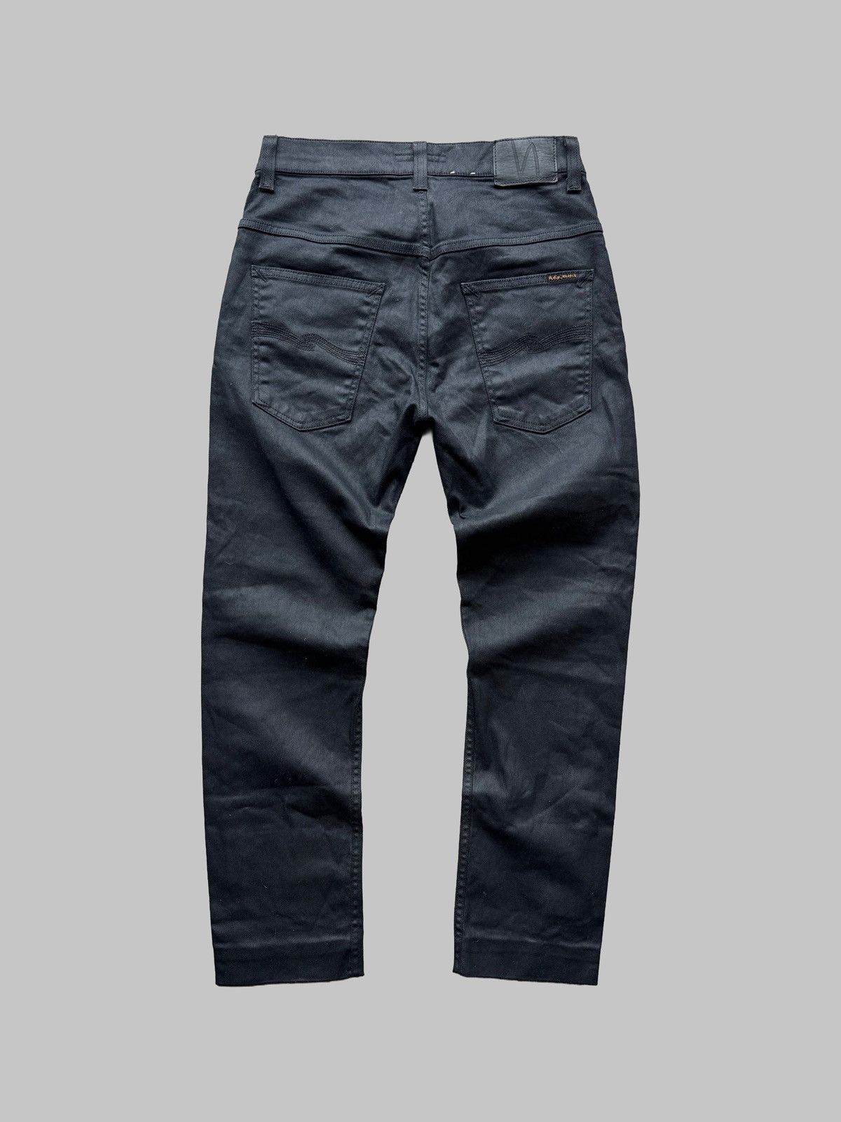 Nudie Jeans THIN FINN BACK 2 BLACK COATED JEANS (NJ4164) | Grailed