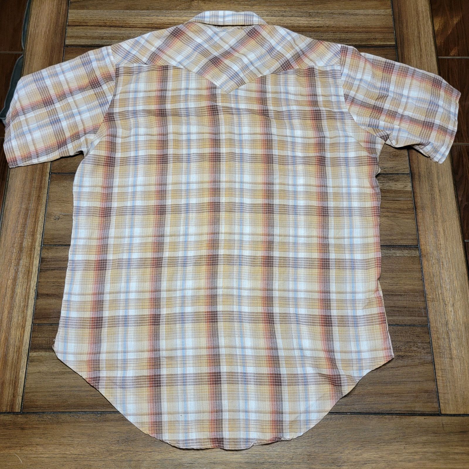 Other VINTAGE Plainsman Classic Western Shirt Pearl Snap -16 1/2 Size US XL / EU 56 / 4 - 3 Thumbnail