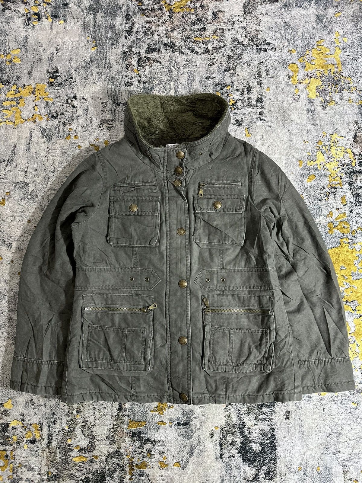Beauty Beast FLIGHT JACKET STUDDED MULTI POCKET FUR OUR LEGACY STYLE Size US L / EU 52-54 / 3 - 5 Thumbnail