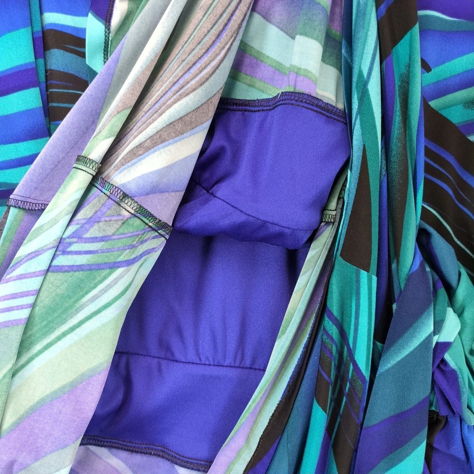Other Lane Bryant Abstract Print Blouson Dress Plus Size 22/24 Size 4XL / US 24-26 - 5 Thumbnail