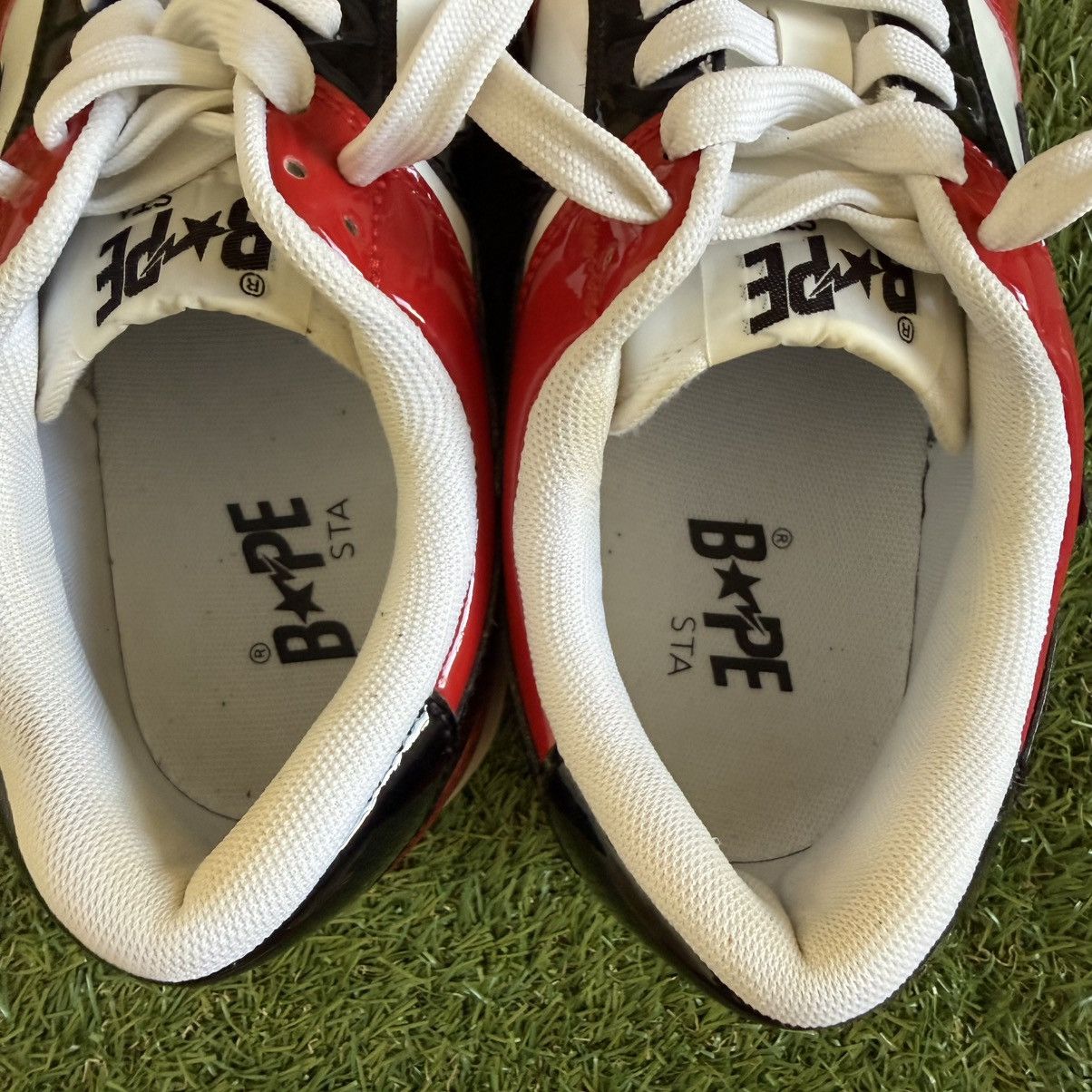 Bape Bape Sta Low Sneakers White Red Black Mens 9.5 Bapesta 2019 Size US 9.5 / EU 42-43 - 7 Thumbnail
