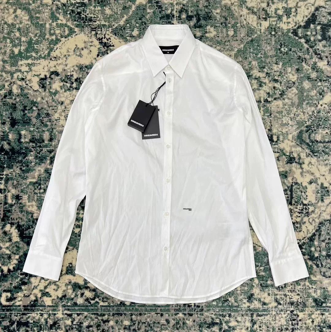 Dsquared2 Dsquared2 White Casual Shirt for Fall 2022 Size US M / EU 48-50 / 2 - 1 Thumbnail