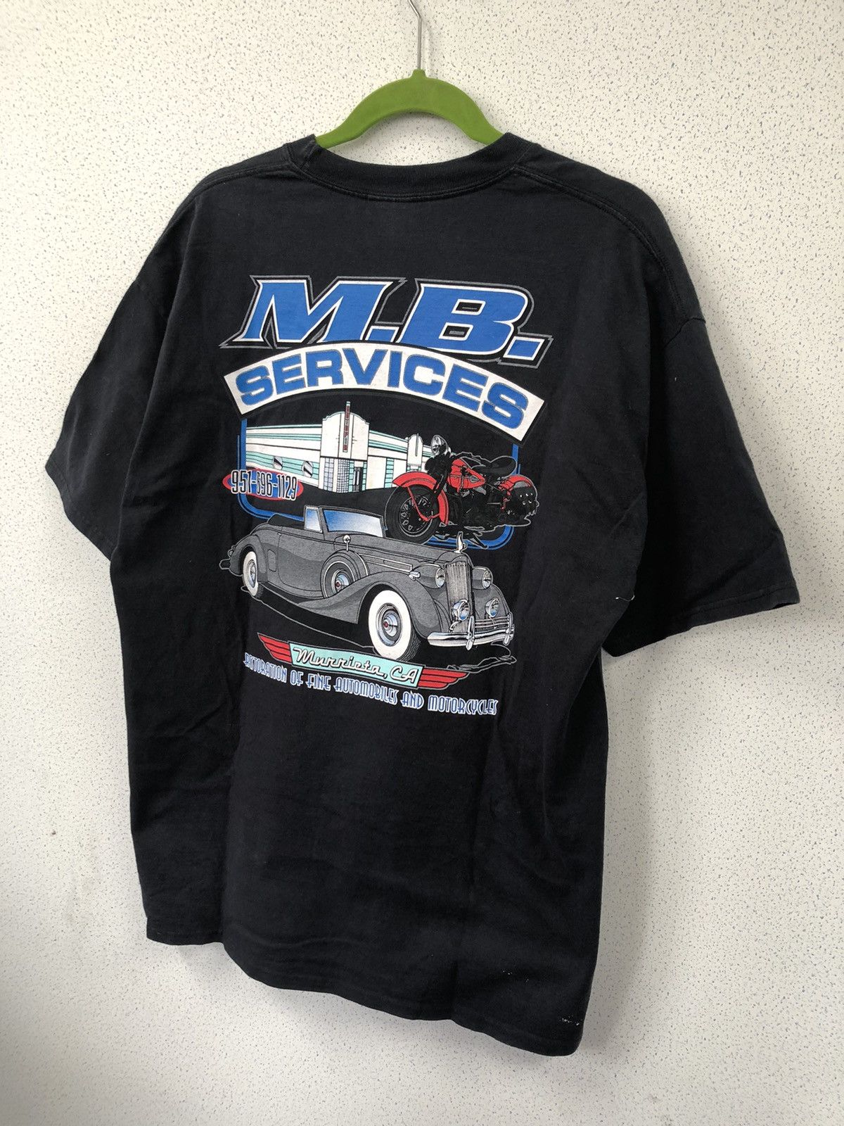 Vintage Port & Company MB Services T-Shirt Size US L / EU 52-54 / 3 - 3 Thumbnail