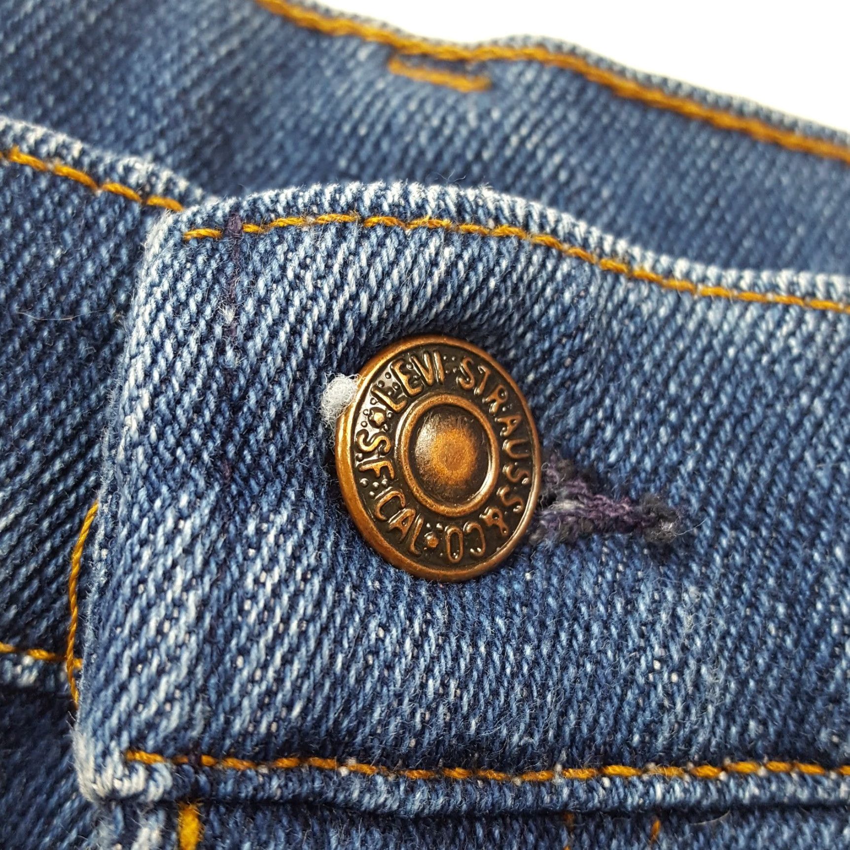 Levi's VINTAGE Levi's Jeans Bootcut Men 38x32 USA Blue Denim 80s Western Distressed VTG Bootcut Jeans Mens Size US 38 / EU 54 - 6 Thumbnail