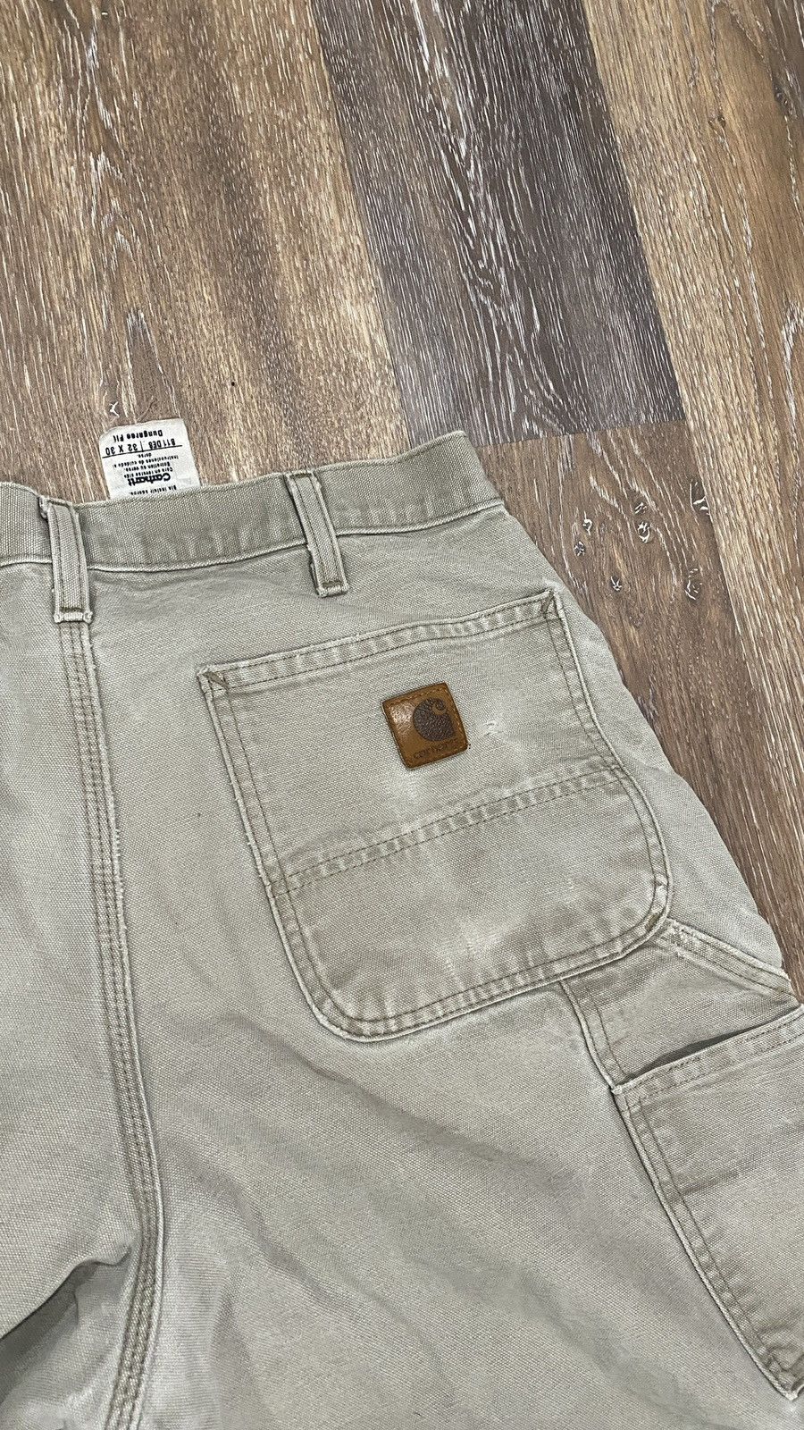 Carhartt × Vintage Cream Carhartt Vintage Carpenter Pants Size US 32 / EU 48 - 6 Thumbnail