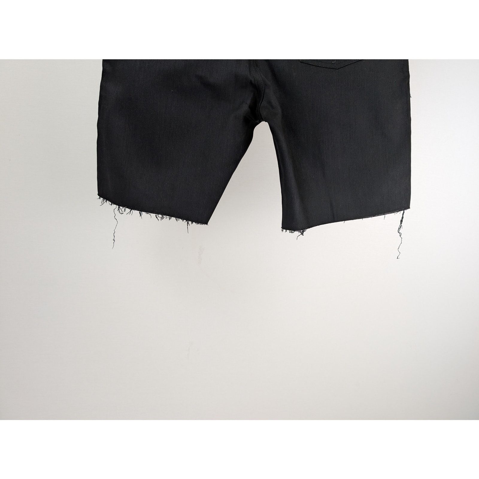 Saint Laurent Paris o1rshd1 Denim Short Straight in Used Black Size US 34 / EU 50 - 9 Thumbnail