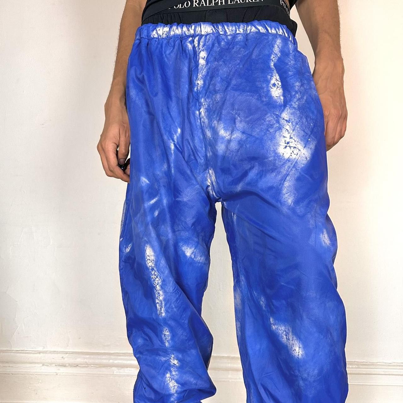 Russell Athletic ASTROBOI* 'Cloudy Sky' Blue Nylon Sweatpants - XL Size US 34 / EU 50 - 6 Thumbnail