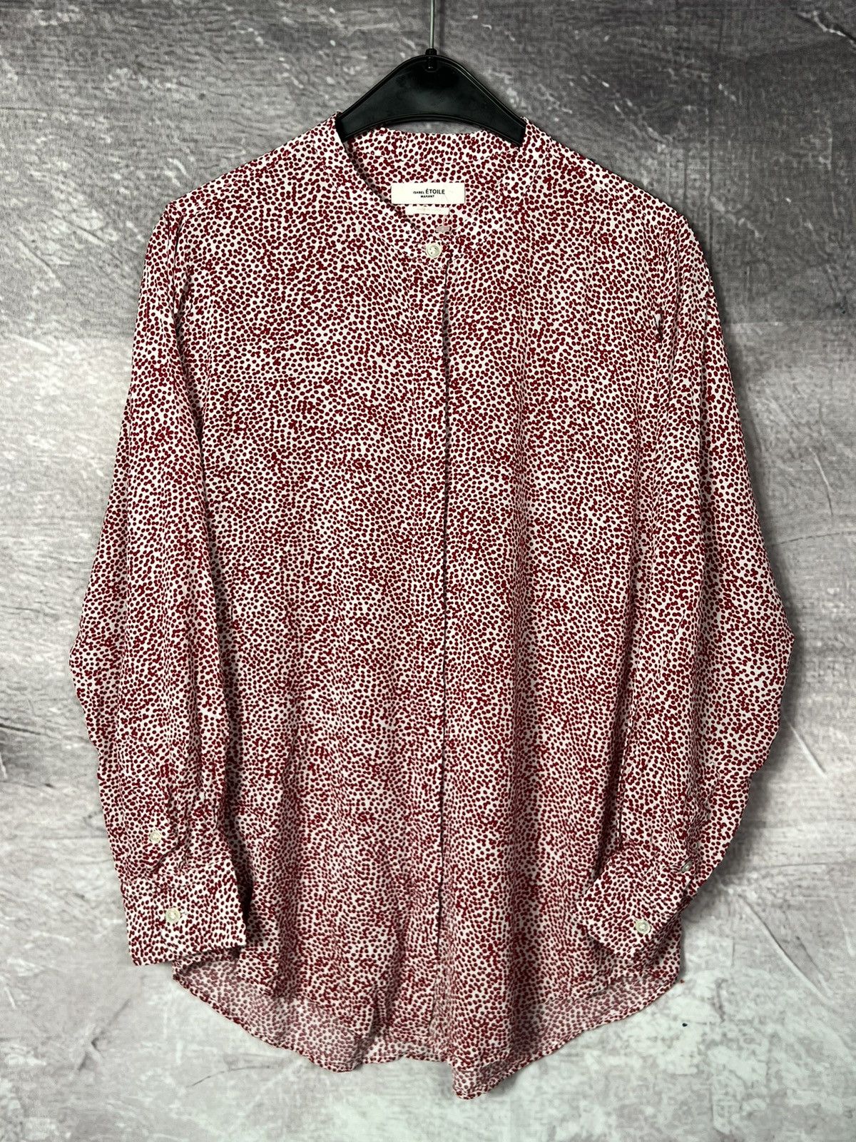Isabel Marant Isabel Marant Catchell polka dot shirt in red Size M / US 6-8 / IT 42-44 - 1 Thumbnail