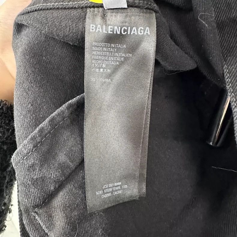 Balenciaga Balenciaga SS22 double-breasted denim jacket 2502-Nextarrow Size US XS / EU 42 / 0 - 7 Thumbnail