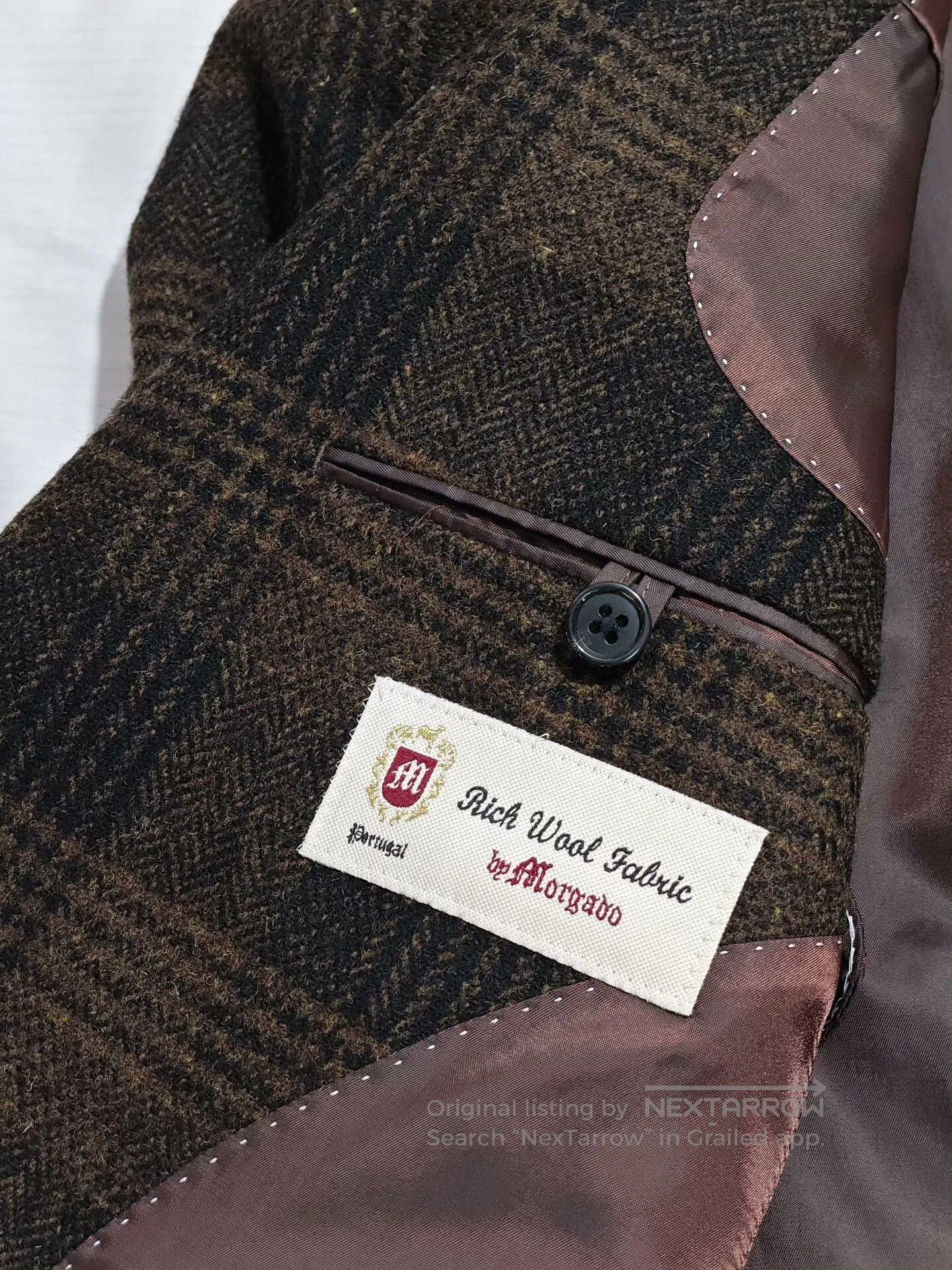 Morgano Portuguese Morgado Wool Blazer Jacket. Size US M / EU 48-50 / 2 - 7 Thumbnail