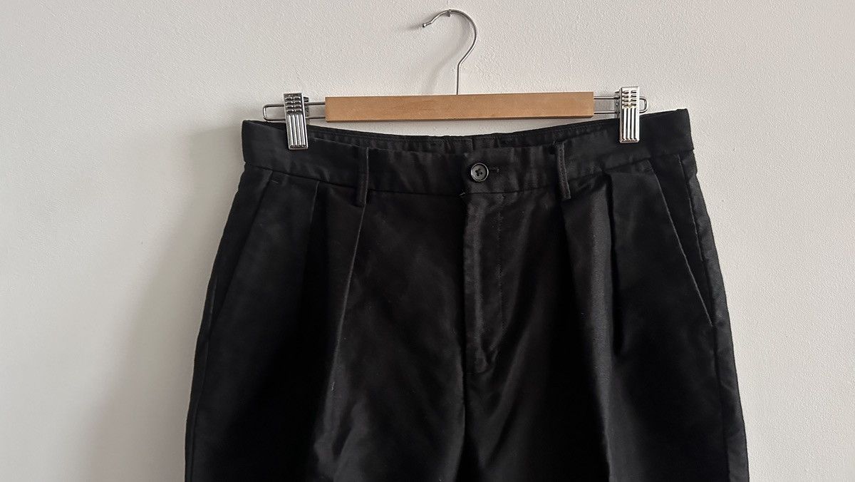 Tomorrowland Tomorrowland Navy Double Pleat Cotton Trouser Size Small Size US 30 / EU 46 - 2 Thumbnail