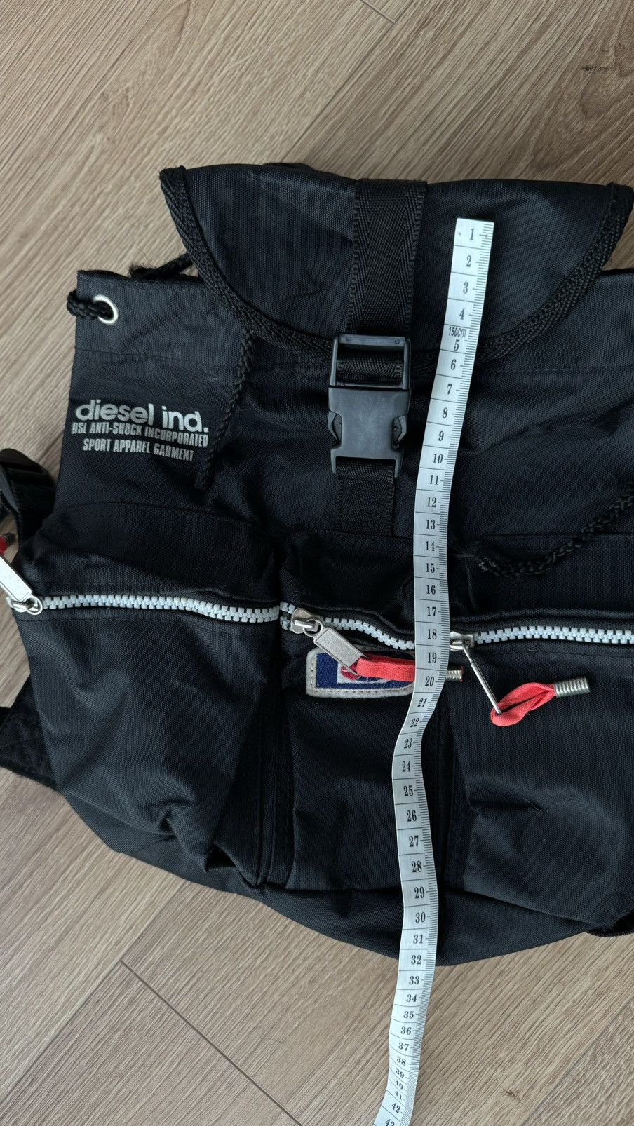 Diesel Diesel Vintage black backpack bag Size ONE SIZE - 8 Thumbnail
