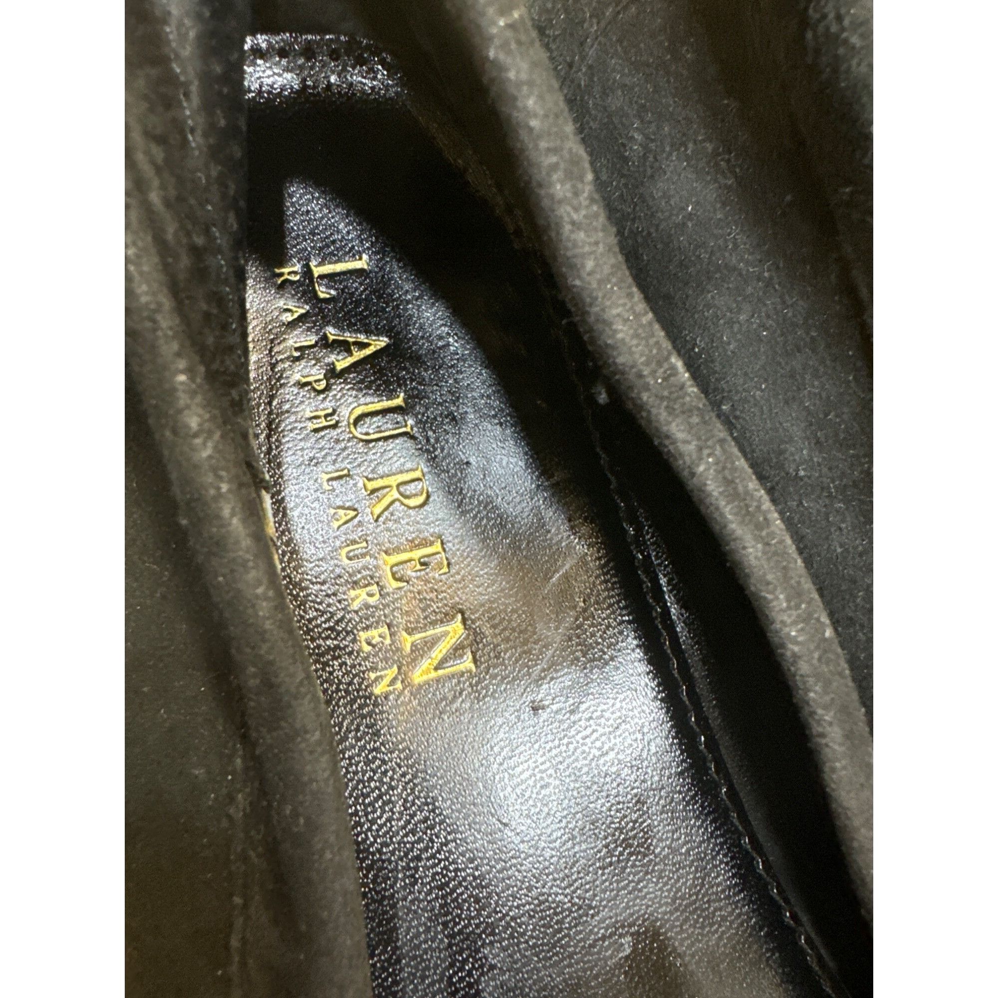 Lauren Ralph Lauren Lauren Ralph Lauren women’s black suede leather shoes flats Size US 7 / IT 37 - 5 Thumbnail