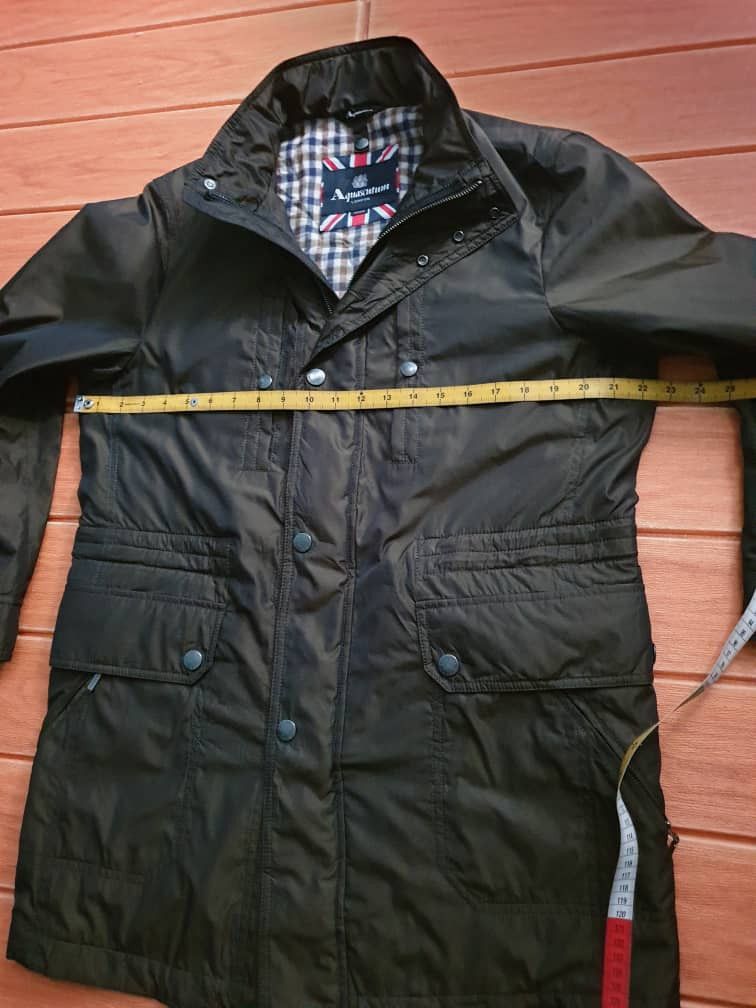 Aquascutum 💥Aquascutum green military winter( No hoodie ) jacket Size US M / EU 48-50 / 2 - 12 Thumbnail