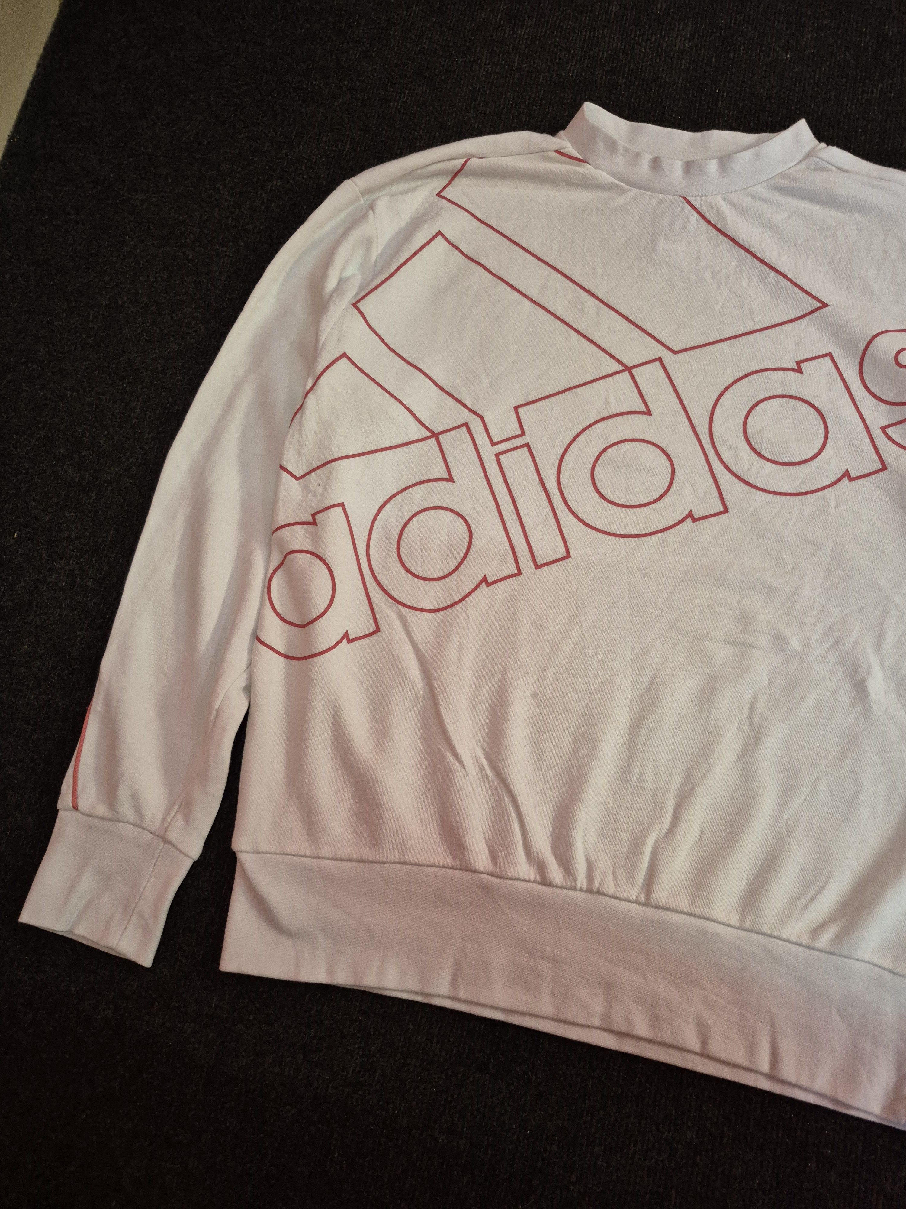 Adidas 🔥 Adidas Over Print Logo Sports Sweater Size US M / EU 48-50 / 2 - 4 Thumbnail