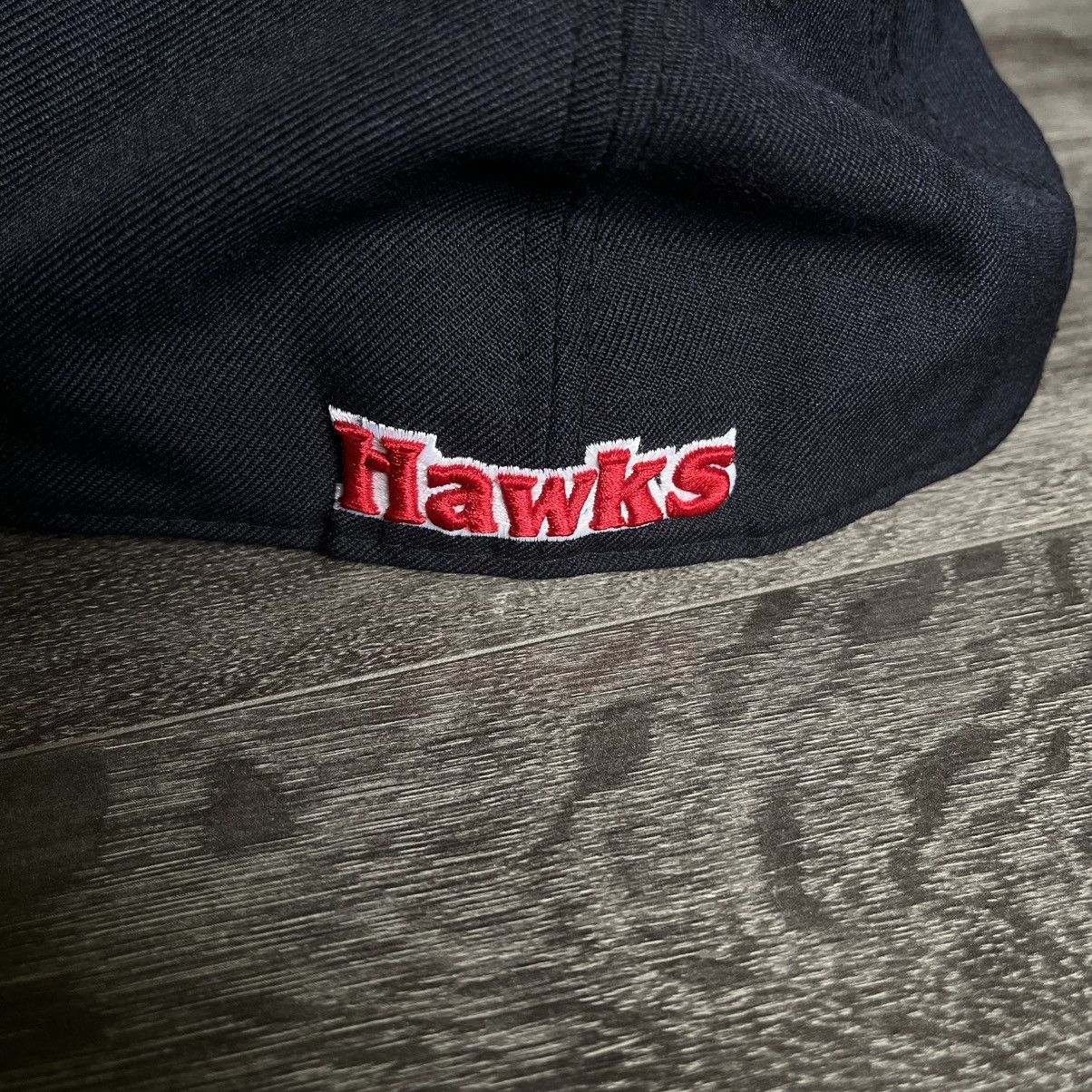 New Era NBA New Era Atlanta Hawks Hardwood Classics Fitted Hat 7 1/2 Size ONE SIZE - 6 Thumbnail