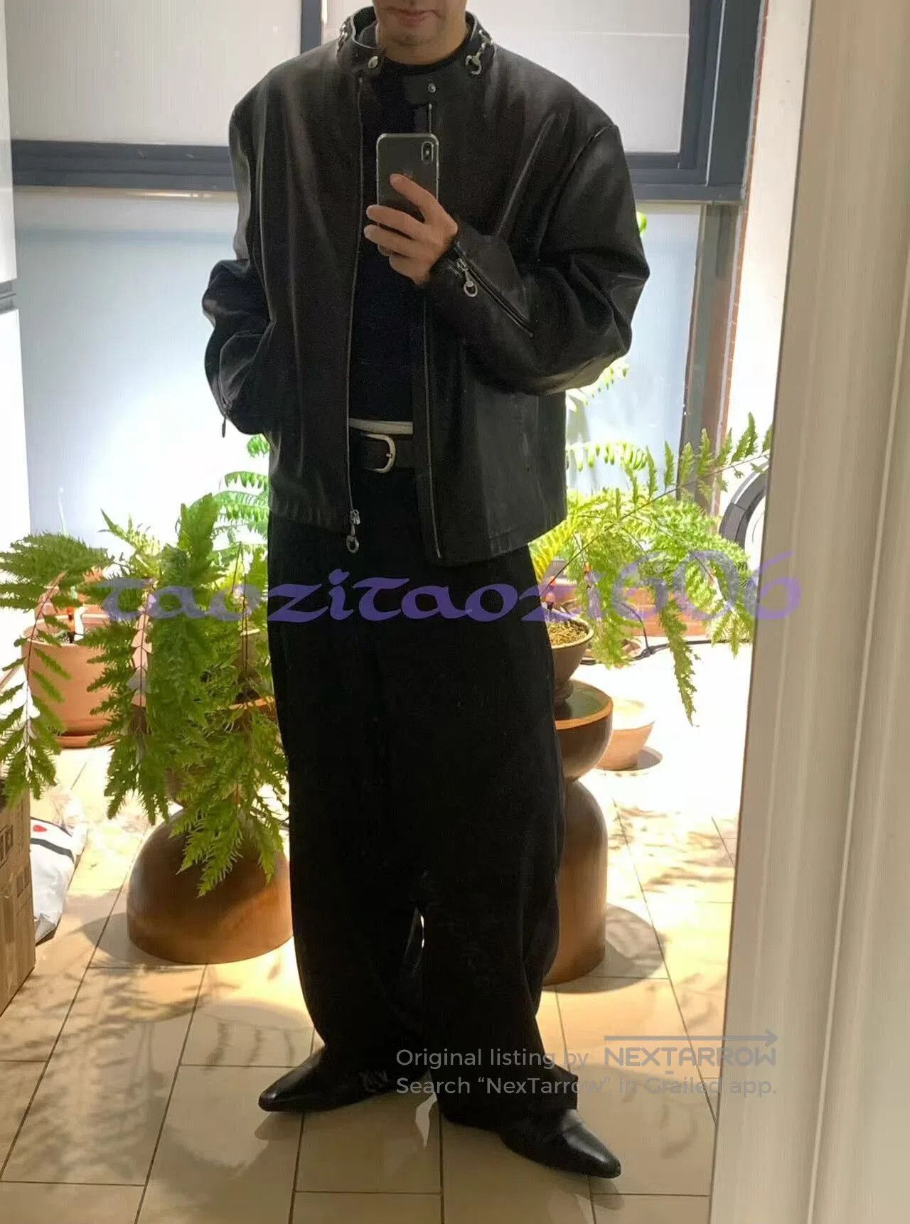 Gucci Gucci by Demna 26SS Black Horsebit Leather Jacket. Size US M / EU 48-50 / 2 - 7 Thumbnail