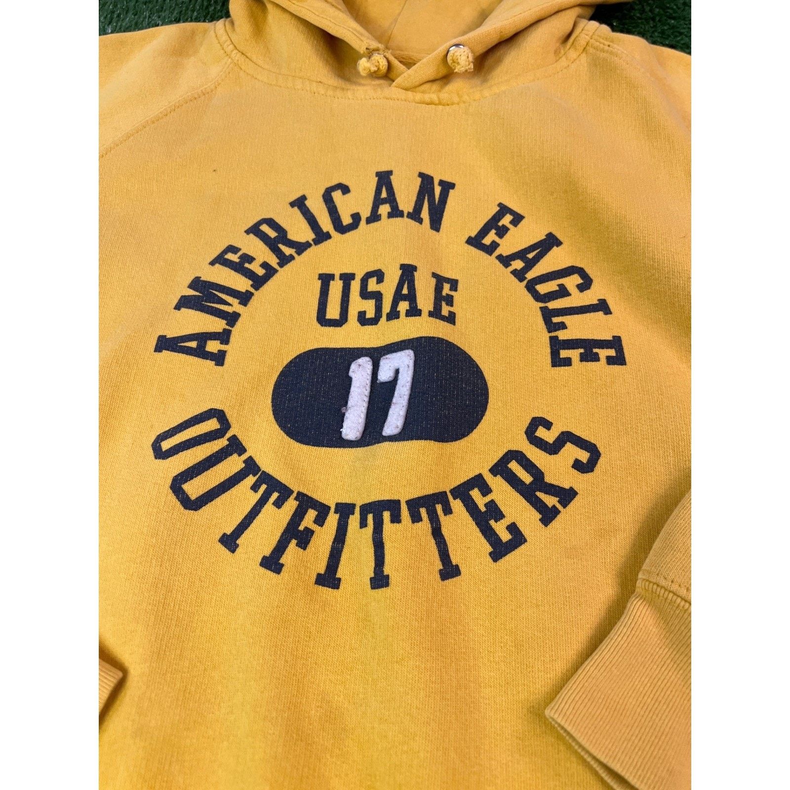 American Eagle Outfitters American Eagle Outfitters Mens XL Yellow Hoodie Sweatshirt Size US XL / EU 56 / 4 - 4 Thumbnail