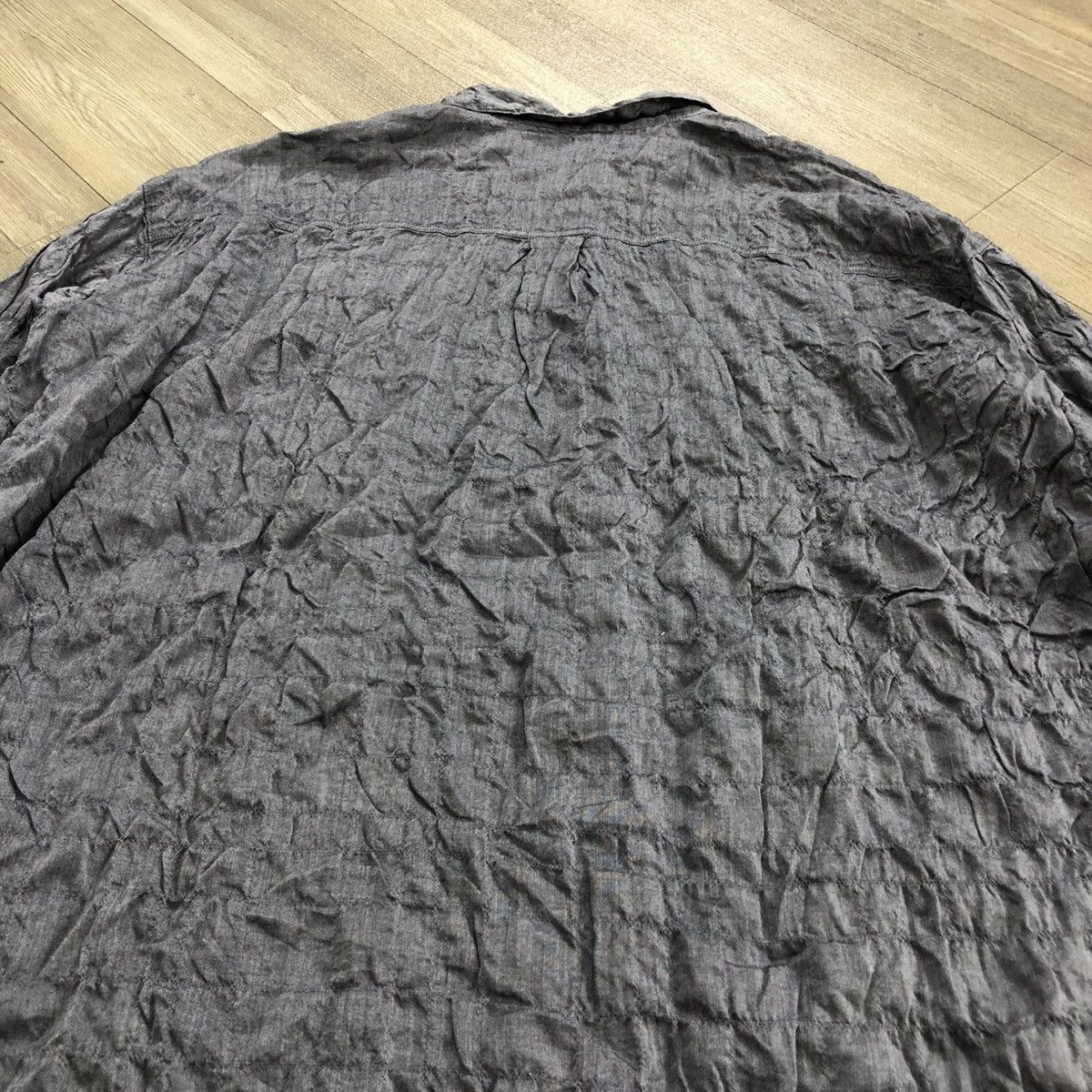 Designer × Issey Miyake × Mademoiselle Non Non Vintage Mademoiselle Non Non Designer Blouse Button Up Size M / US 6-8 / IT 42-44 - 6 Thumbnail