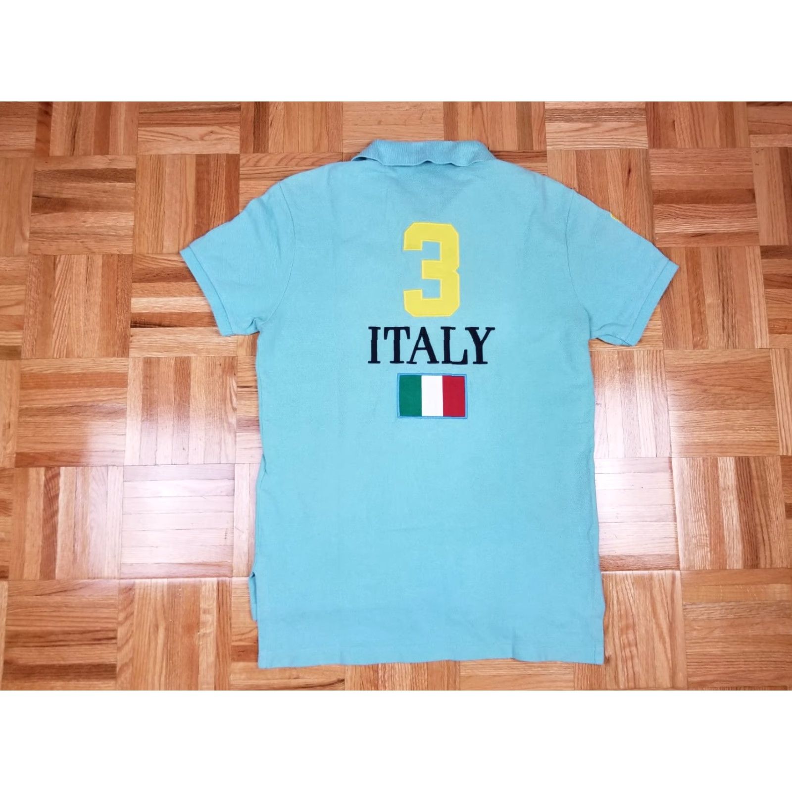 Ralph Lauren VINTAGE Ralph Lauren POLO SHIRT Men Small Blue Short Sleeve Collared 20 inch Back 28 inch USA USA Band Retro Horse University London USA Mens Size US S / EU 44-46 / 1 - 2 Thumbnail