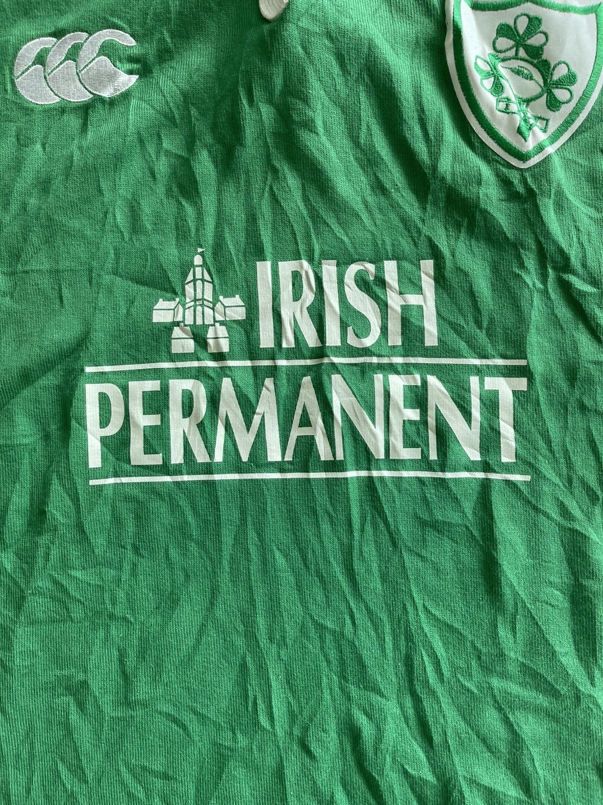 Canterbury of New Zealand Vintage Ireland Rugby Shirt Size US S / EU 44-46 / 1 - 7 Thumbnail