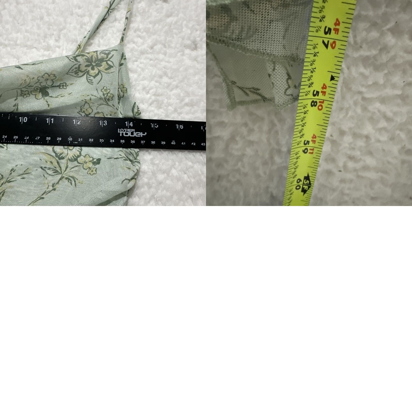 Vintage Peppermayo Maxi Dress Yellow Floral Sleeveless Strapless Ruffle NWT Size 4 Women Size S / US 4 / IT 40 - 10 Thumbnail