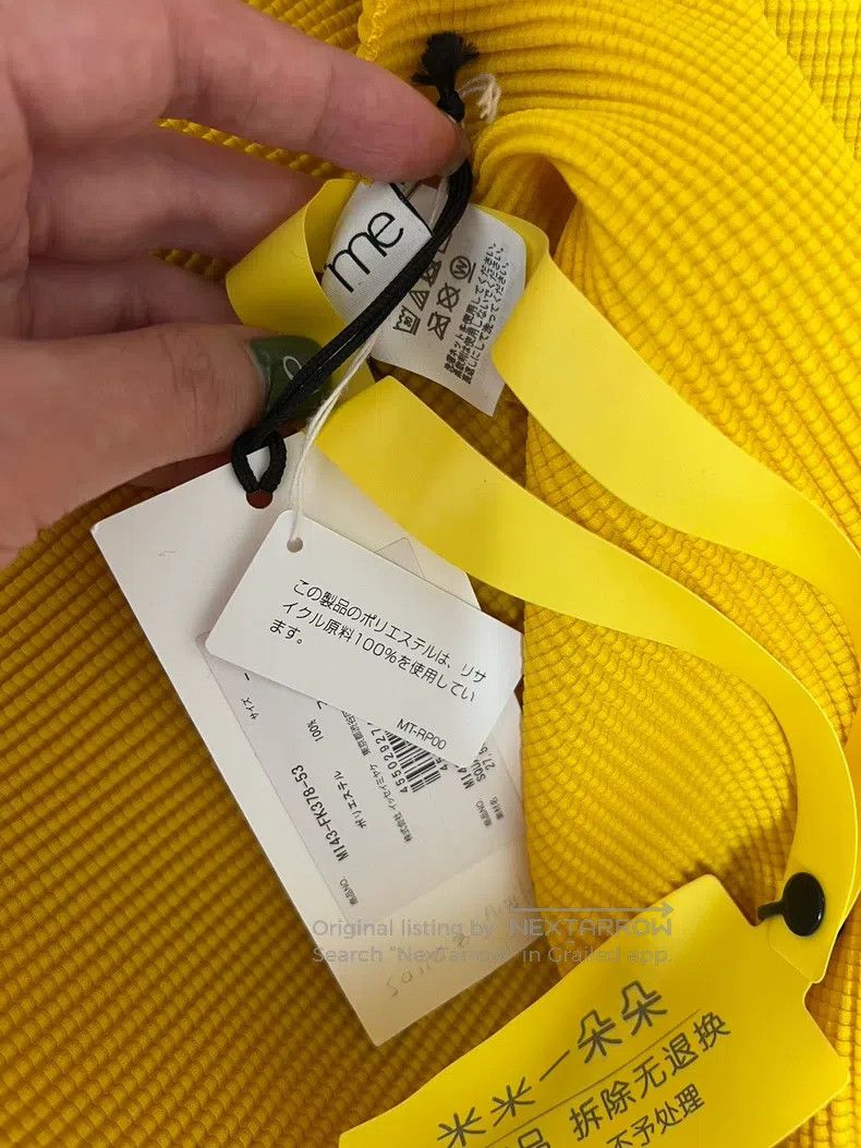 Issey Miyake Issey Miyake size:one size Yellow Short Sleeve Size XXS / US 00 / IT 34 - 5 Thumbnail