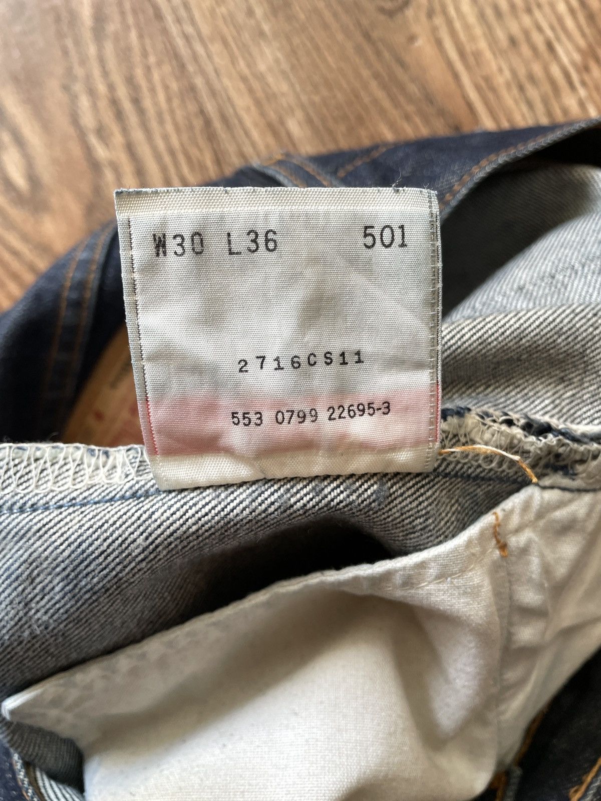 Levi's Vintage Levi’s 501 Japan Denim Jeans | Vintage | W30 L36 Size US 30 / EU 46 - 11 Thumbnail