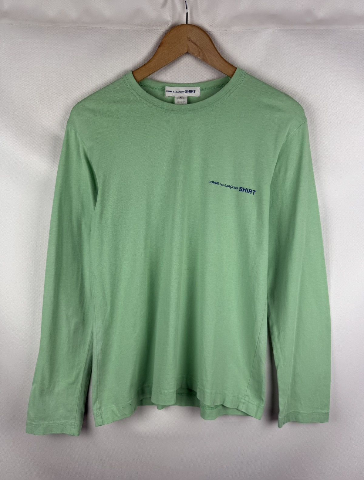 Comme des Garcons SHIRT Comme Des Garçons Shirt Men’s Long Sleeve Cotton T Shirt Size US S / EU 44-46 / 1 - 1 Thumbnail