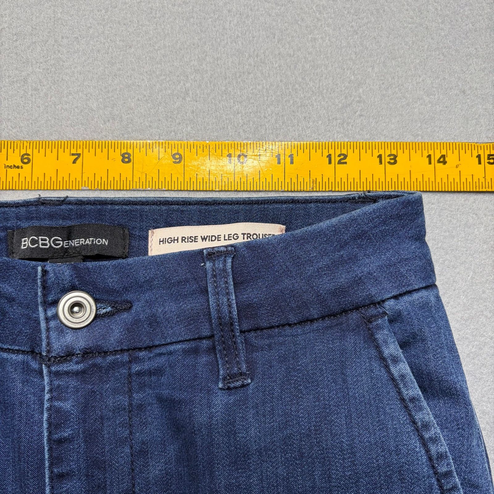 BCBGeneration BCBGeneration Woman’s 7/28 High Rise Trousers Wide Leg Size 28" / US 6 / IT 42 - 5 Thumbnail