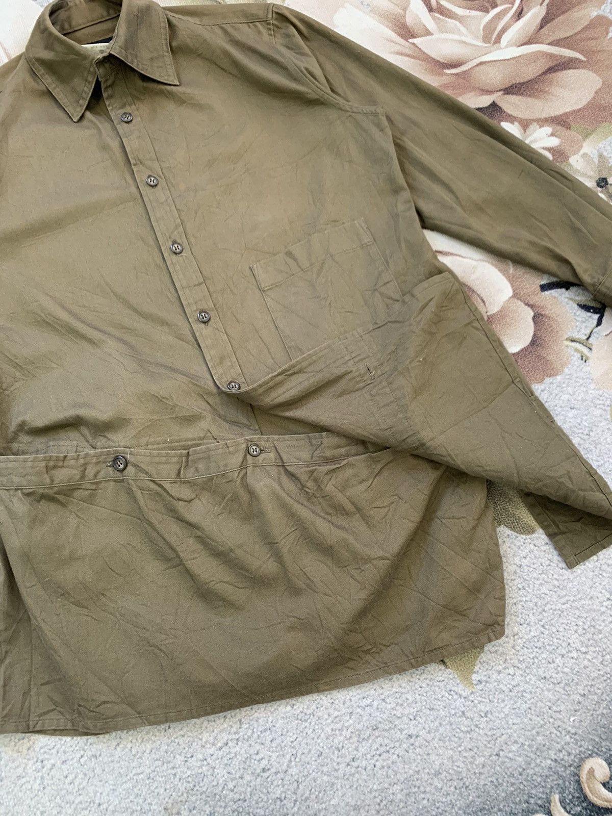 Yohji Yamamoto Y's Yohji Yamamoto Military Girth Style Shirt Jacket Size US M / EU 48-50 / 2 - 5 Thumbnail