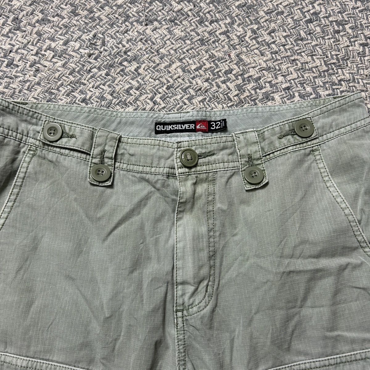 Quiksilver × Vintage vintage quiksilver shorts 6 Pocket good Details Size US 32 / EU 48 - 3 Thumbnail