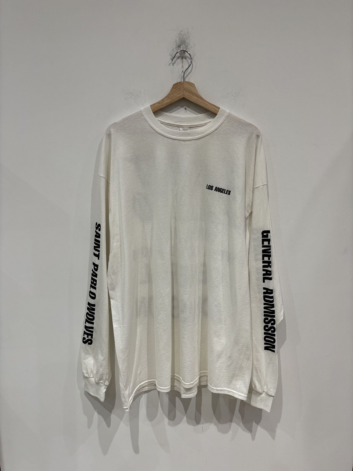 Kanye West Kanye West Saint Pablo Wolves Oct25th Long Sleeve Tee White Size US XXL / EU 58 / 5 - 1 Thumbnail
