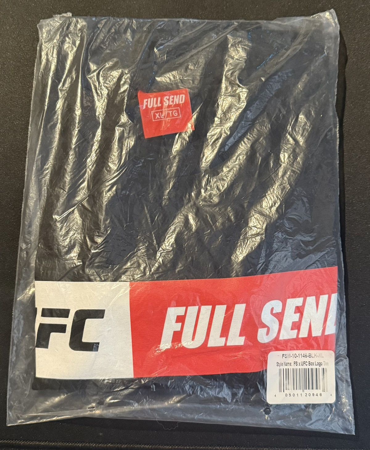 Full Send UFC x Full Send Logo Shirt Black XL BNWT Size US XL / EU 56 / 4 - 1 Thumbnail