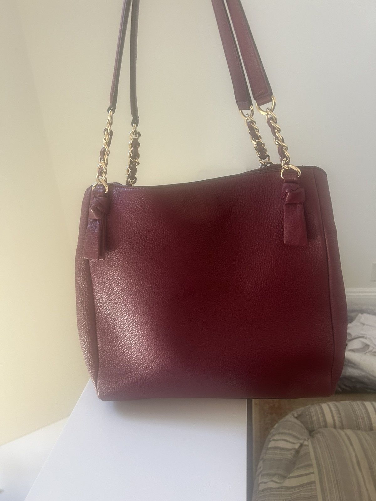 Tory Burch *VINTAGE* Tory Burch maroon shoulder bag Size ONE SIZE - 4 Thumbnail