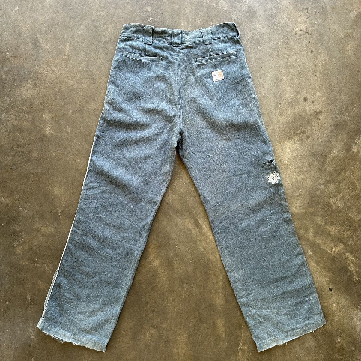 Japanese Brand THC Tokyo Hemp Connection Faded Straigh Cut Trouser Pants Size US 32 / EU 48 - 8 Thumbnail