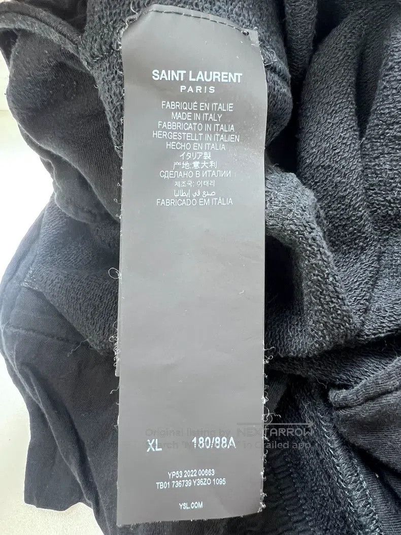 Saint Laurent Paris Saint Laurent Paris size XL Embroidered Logo Drawstring Cu Size US 27 - 6 Thumbnail