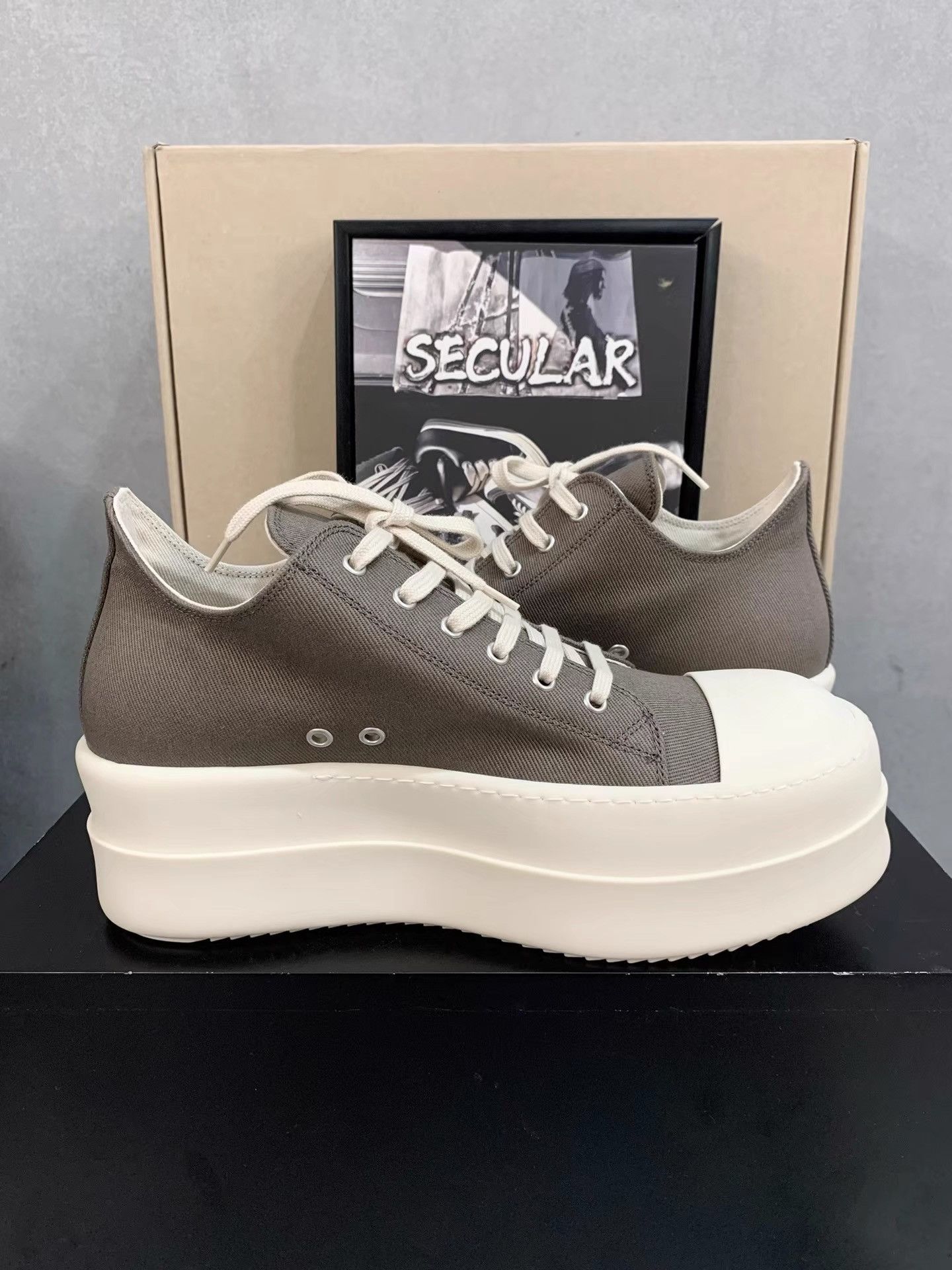 Rick Owens Rick Owens 24FW Thick Sole Low Top Sneakers K34 Size US 11 / EU 44 - 5 Thumbnail