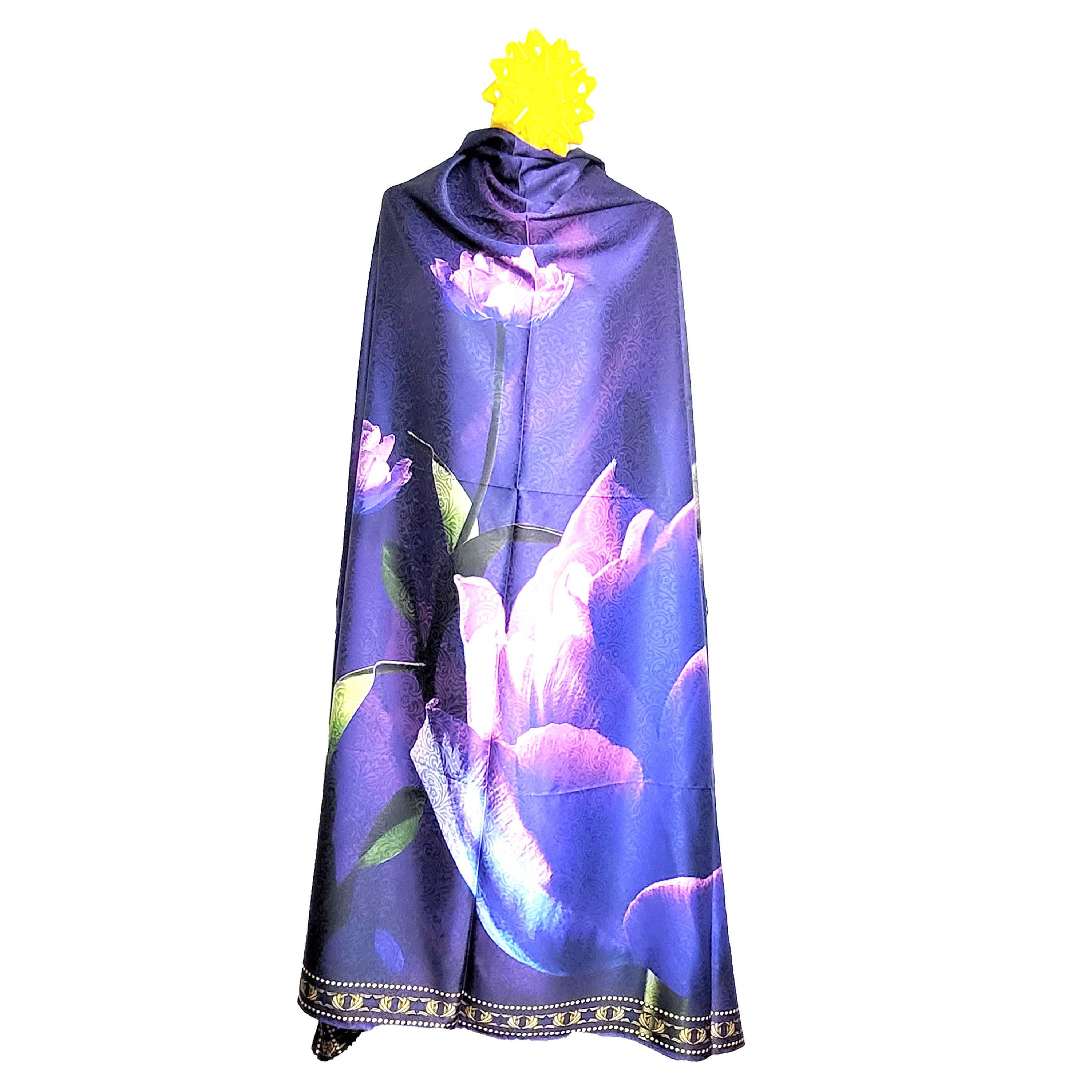 Other NWT Double Sided Silk Scarf 52"x52" Large Square Wrap 3232 Size ONE SIZE - 4 Thumbnail