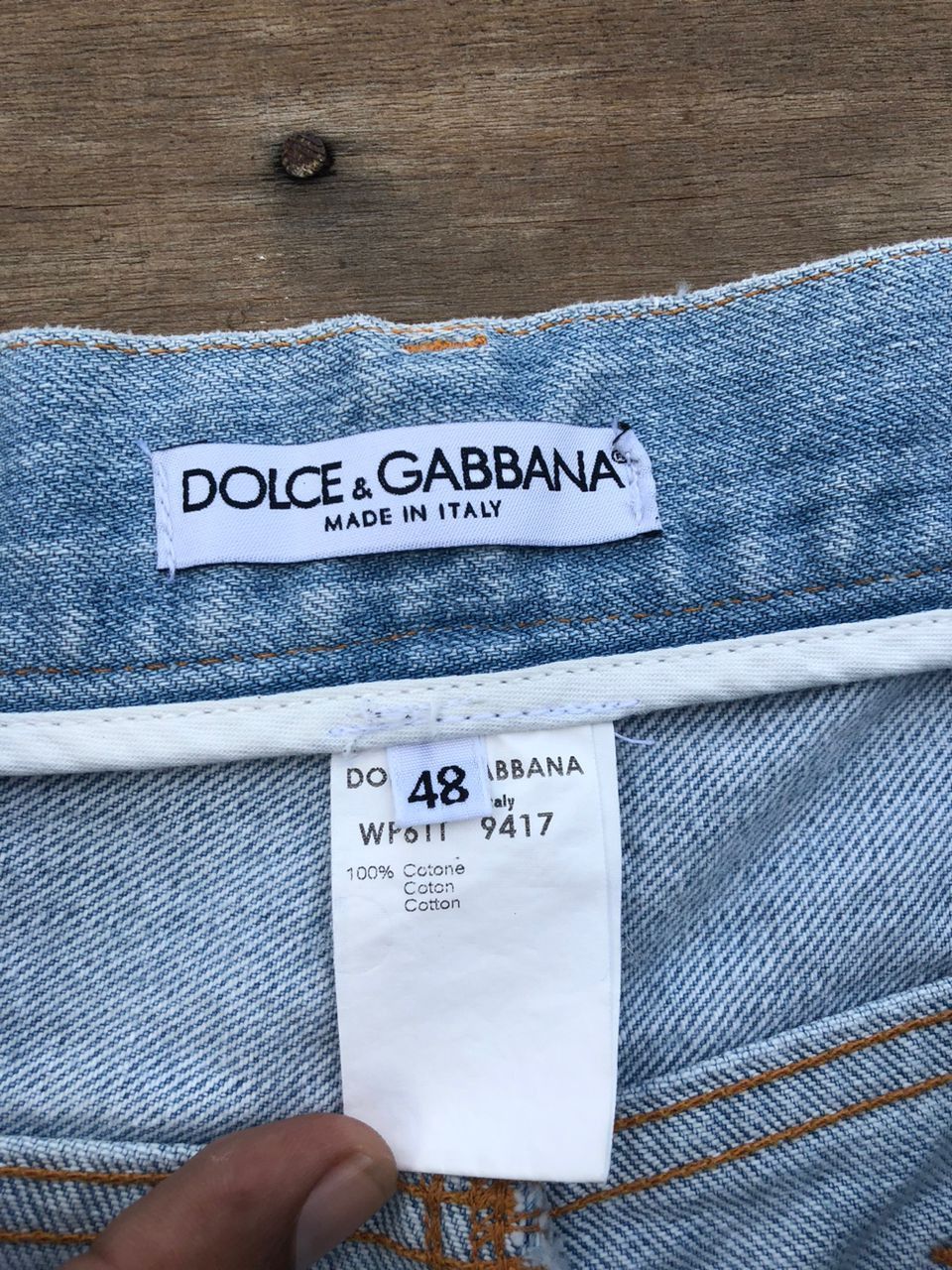 Dolce & Gabbana D&G Dolce and Gabbana Denim Jeans Size US 33 - 3 Thumbnail