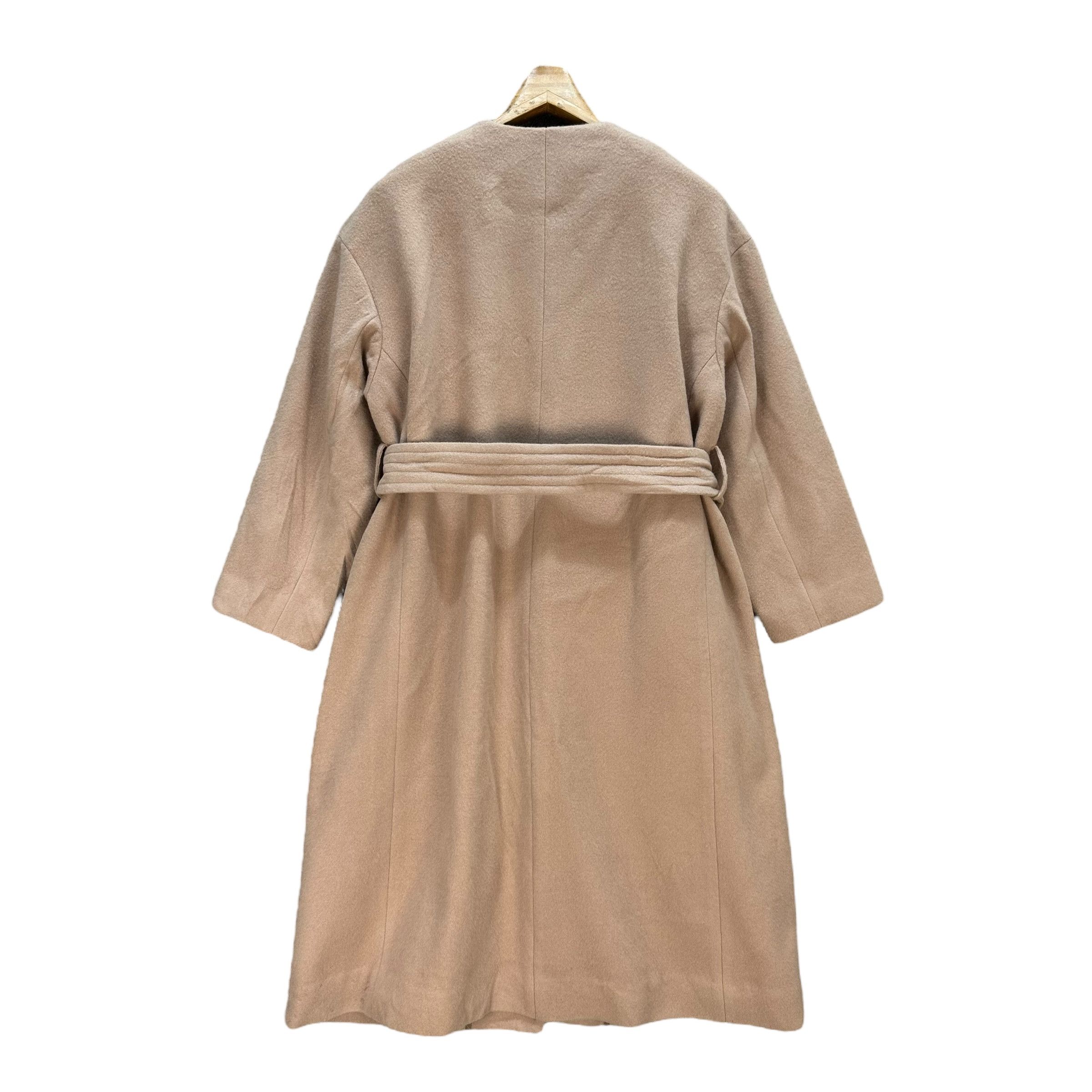 Japanese Brand SNIDEL Wool Nylon Cashmere Belted Long Coat #A69-1670 Size L / US 10 / IT 46 - 13 Thumbnail