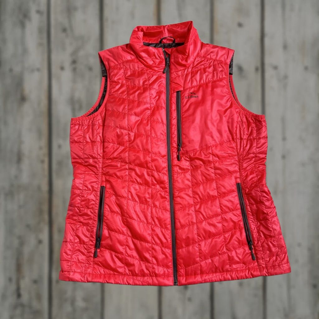 Vintage VINTAGE? No—LL Bean Primaloft Packaway Vest Womens XL Pink Packable Lightweight Outdoors Size XL / US 12-14 / IT 48-50 - 1 Thumbnail