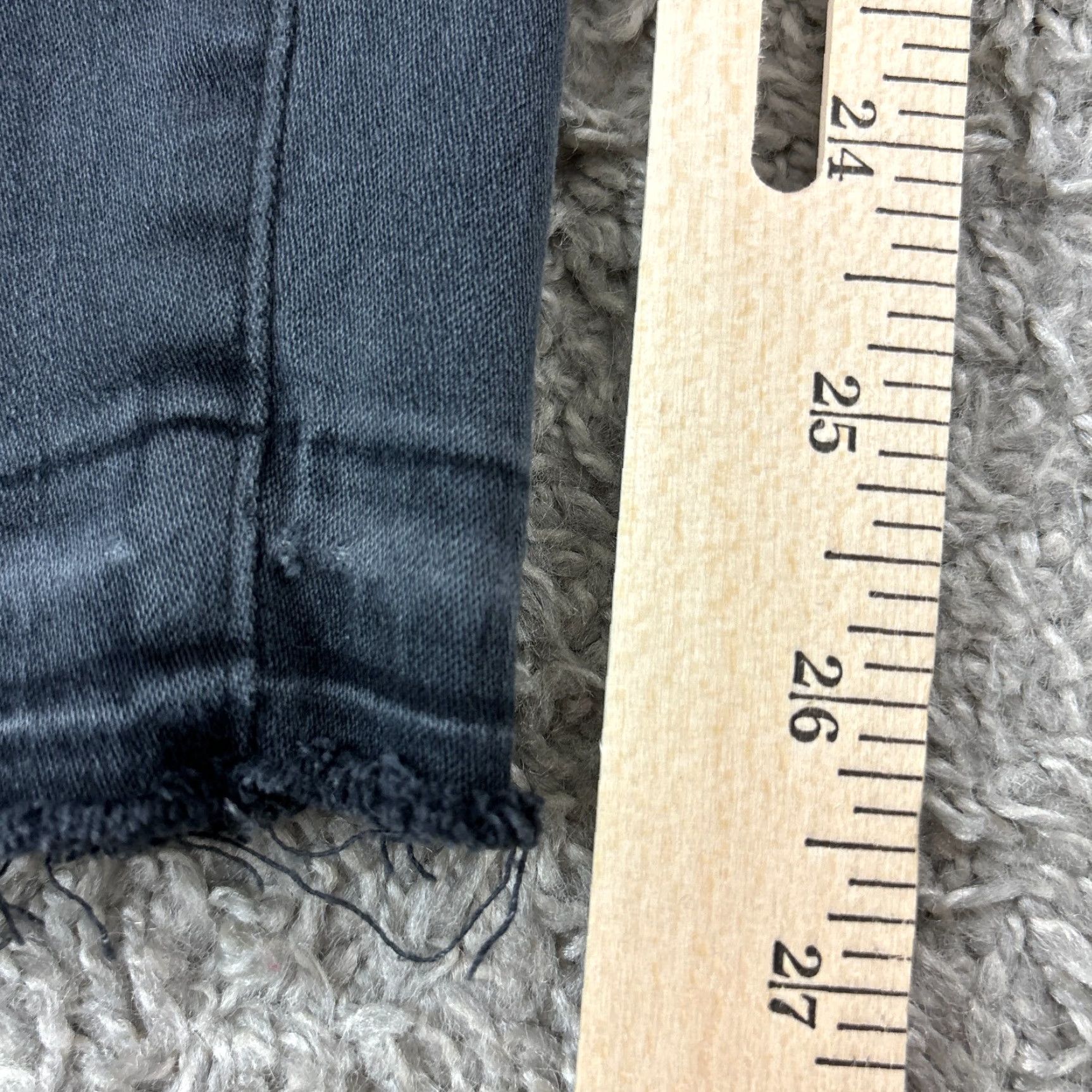 CLOSED CLOSED Jeans Women 28 Gray Skinny Low Rise Dark Wash Stretch Denim Italy 26x27 Size 28" / US 6 / IT 42 - 7 Thumbnail