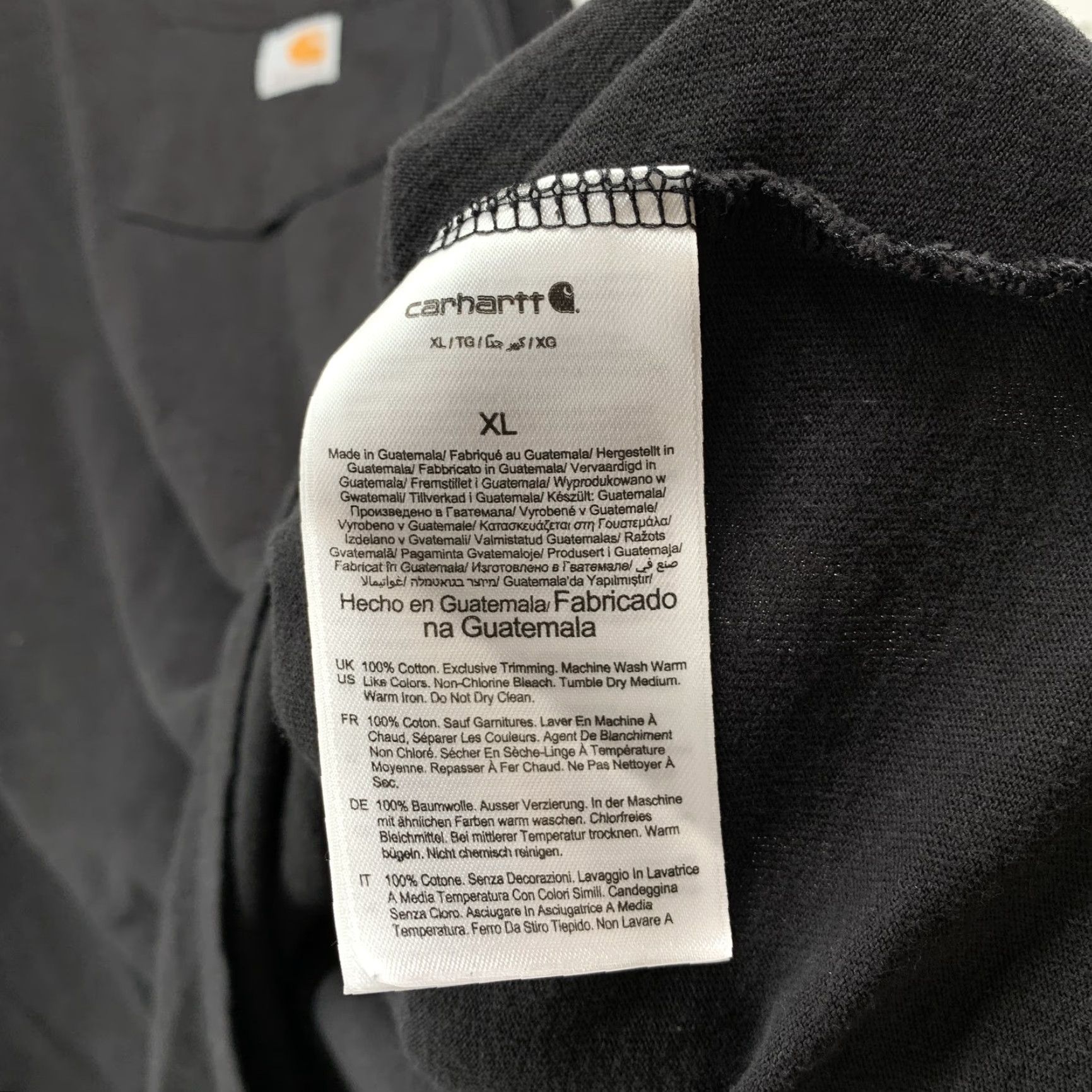 Carhartt Carhartt Mens Shirt Black XL Short Sleeve Workwear Size US L / EU 52-54 / 3 - 3 Thumbnail