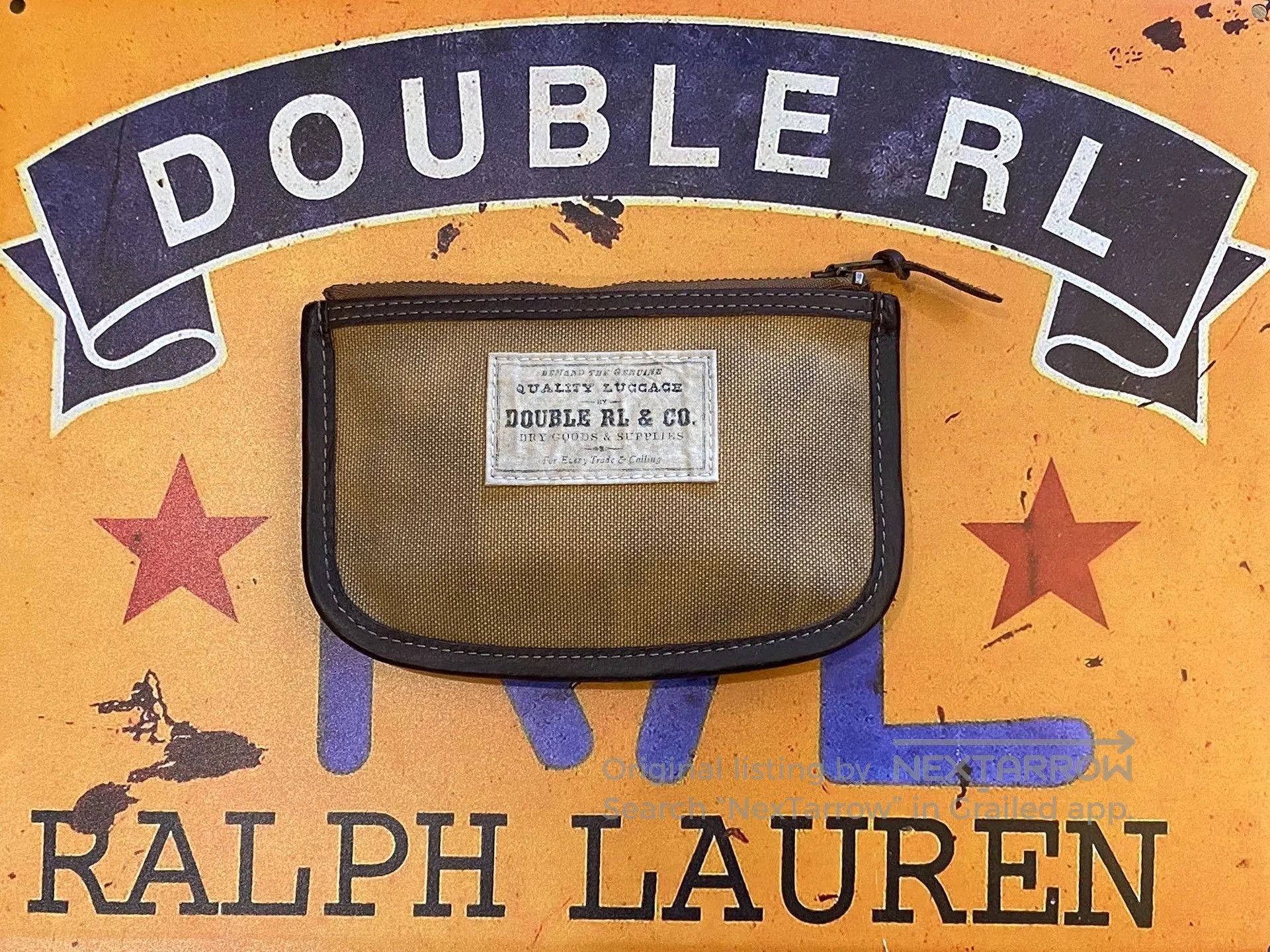 RRL Ralph Lauren RRL Vintage Military Canvas Wallet. Size ONE SIZE - 1 Thumbnail