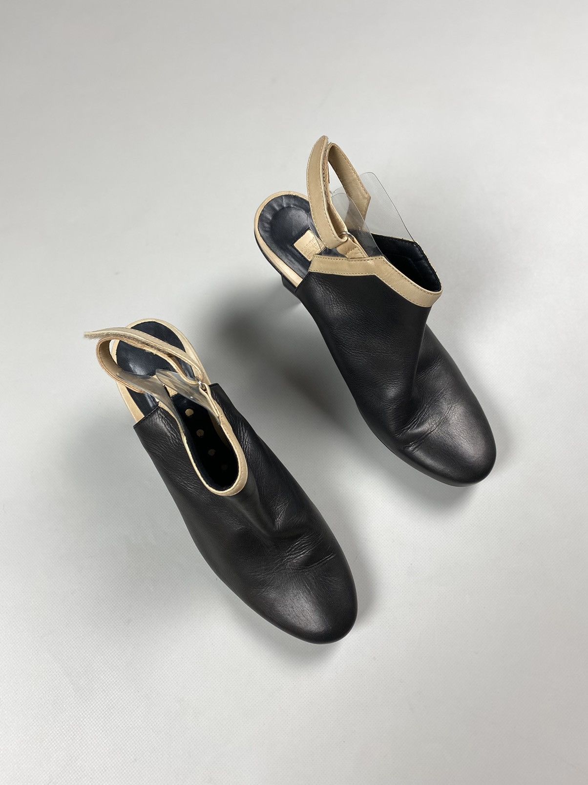 Marithe + Francois Girbaud Marithe Francois Girbaud avant-garde leather heels boots Size US 11 / IT 41 - 2 Thumbnail